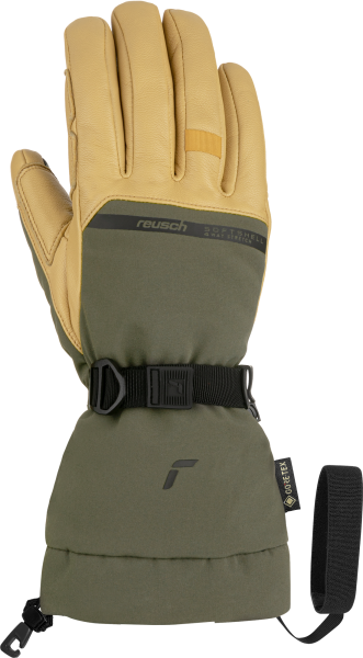 Reusch Discovery GORE-TEX TOUCH-TEC 6202305 5490 grün beige front